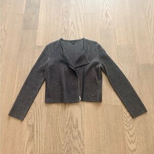 Theory Cropped Knit Blazer Jacket